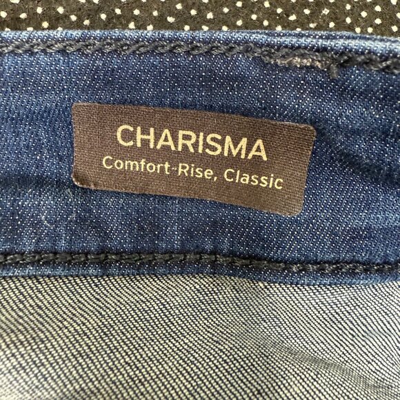 34 Heritage Charisma Comfort-Rise Classic Mens Jeans 40/32 Relaxed Fit Blue Deni - Picture 6 of 13